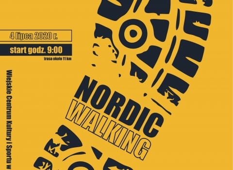 lato plakat nordic walking 2020
